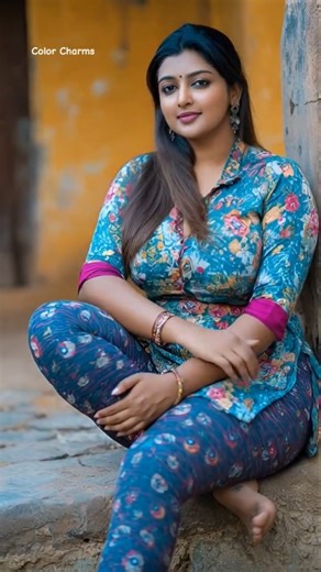 ✨🌸 Charm Teal Top – Multicolor Cotton Leggings Modern Ethnic Glam For Style Women | #ColorCharms