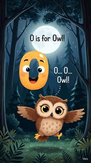 O for Owl | ABC for toddlers