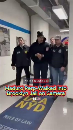Maduro Perp-Walked Into Brooklyn Jail on Camera 👀🇺🇸