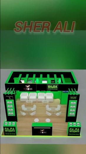 GA&DA BREAKER CREATIVE 3D STALL DESIGN