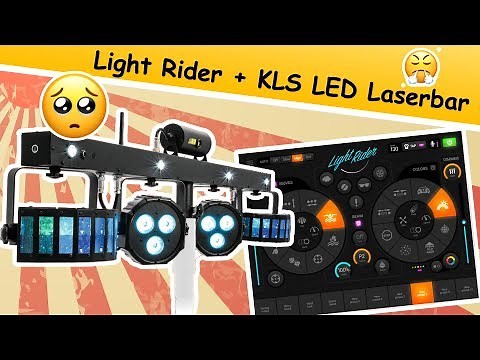 KLS LED Laser Bar mit Light Rider nutzen
