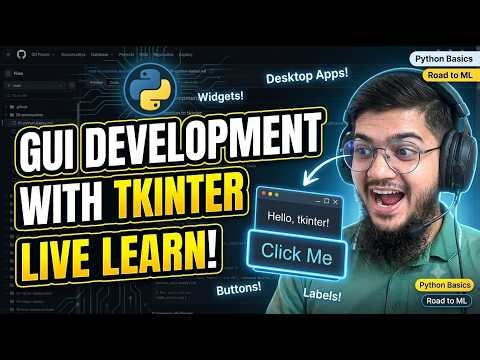 Time Block for AI Engineering | Python GUI Development with Tkinter | Live Learn & Practical Project