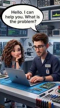 Laptop Repair Shop Conversation | English Speaking Practice for Beginners #learnenglish #english