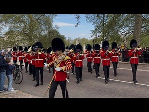 Sunday Parade band of the Irish guards 20/4/25￼