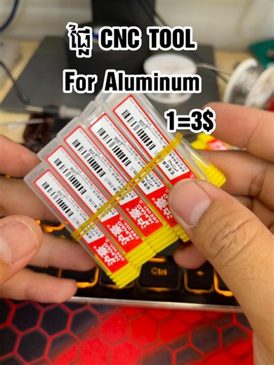 CNC TOOL size 4x22x45for aluminum | Process DIY