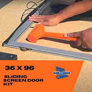 36"x94" Unassembled Economy Sliding Screen Door kit