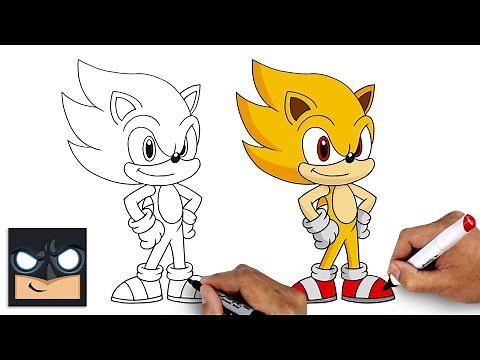 How To Draw Super Sonic | Drawing Tutorial (Step by Step)