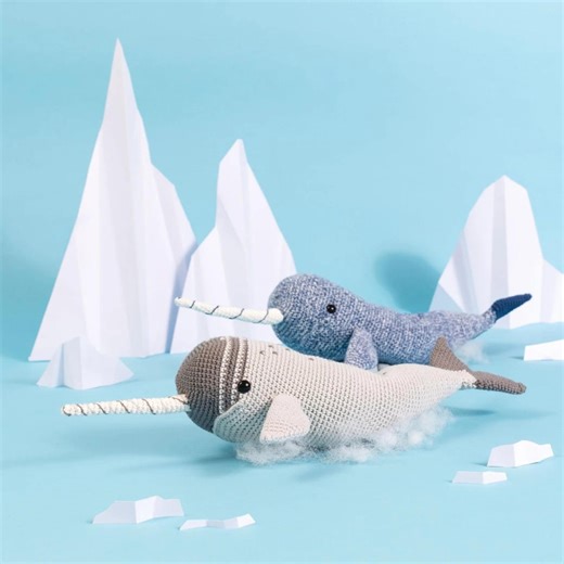 Narwhal Crochet Pattern PDF, Amigurumi Tutorial - Etsy