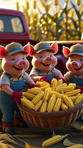 🐷EP22 -Popcorn Chaos on the Wolf's Farm! | Pigs to the Rescue 🍿 🌽