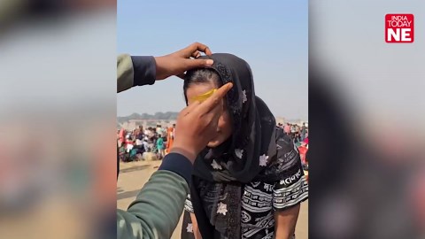 Poonam Pandey takes holy dip at Maha Kumbh 2025, shares pics on Instagram