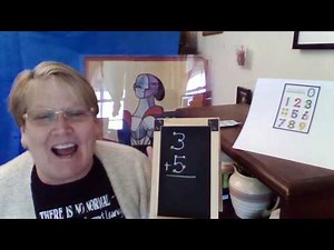 Touch math without regroup "Put the big number in your head"