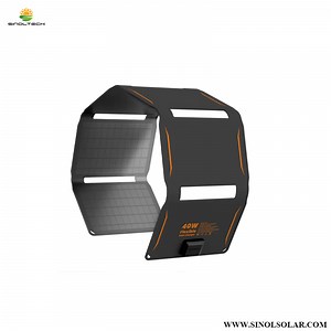 [Hot Item] Portable Foldable Solar Chargers for Emergency Power Source FSC-F0-400/E40