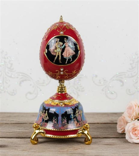 Vintage Bradford Exchange Musical Egg | Ardleigh Elliott | First Issue Nutcracker Ballet Collection - Etsy