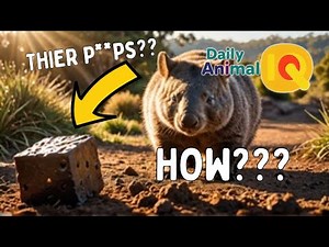 Why Wombats Poop Cubes: The Science Behind It!