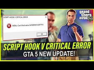 GTA V Script Hook V CRITICAL ERROR (2025 FIX) ⚡ INSTANT SOLUTION 🚨 #GTAMods #ScriptHookV #GTAVFix