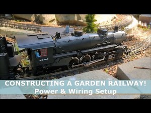 Building My G Scale Garden Railway: ⚡ Power and Wiring Setup ⚡