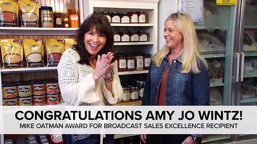 CONGRATULATIONS to KWCH Sales Rep Amy Jo Wintz for receiving the Mike Oatman Award for Broadcast Sales Excellence from the Kansas Association of Broadcasters. AJ, as she's known, has worked for KWCH for 23 years. She's more than just a sales rep. AJ always goes the extra mile, working with her clients on all aspects of marketing their business. Congrats AJ on this well-deserved recoginition! | KWCH 12 News