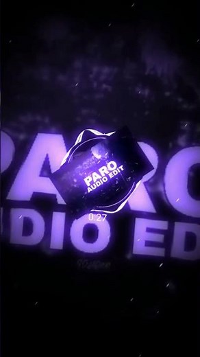 Paro (slowed) - Nej' [edit audio]