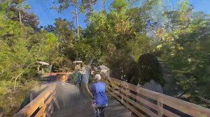 As part of a Certified Interpretive Guide Training (through National Association for Interpretation) our Naturalists had the opportunity to hone their skills during a guided bike tour yesterday! Thanks to Craig Bryan for the wonderful video! | Gulf State Park-Alabama