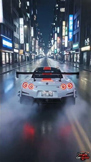 Nissan GT-R Night Drift Power|#carshorts