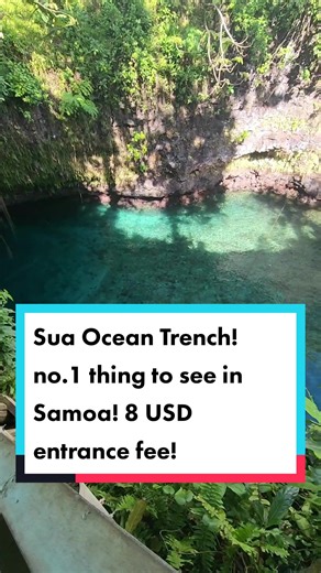 Sua Ocean Trench - Top Attraction in Samoa | Entrance Fee $8