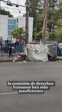 The number of homeless people in Mexico City has tripled.