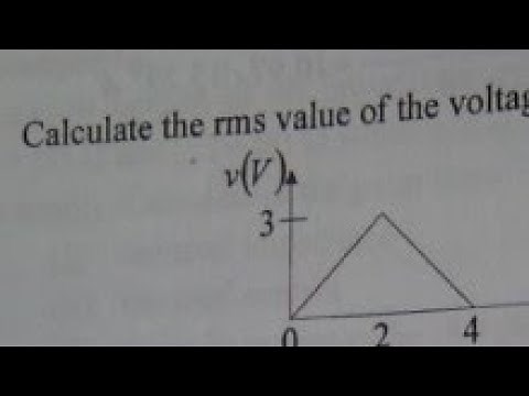 1️⃣9️⃣. finding RMS value of Triangle wave forms
