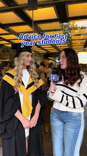 🎓✨ Advice from grads to first-year students: Embrace new experiences, connect with peers, and don't be afraid to ask for help! Your journey is just beginning—make the most of it 💪 #FirstYearTips #UTSAlumniAdvice
