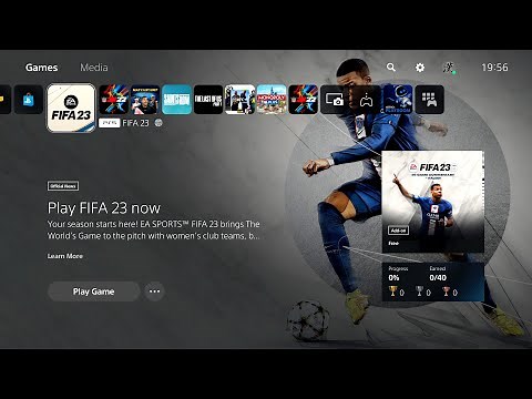 FIFA 23 Start UP Screen + FULL Menu Walkthrough - PS5