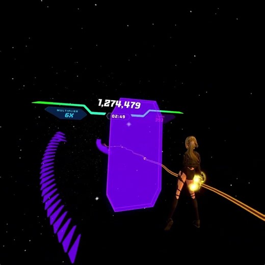 🔥Synth Riders - Resurrection - Kore-G, Yano Harris - Master - Custom #synthriders #vr #shorts