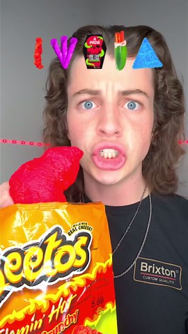 LUKE WEST | Every Giant Chip ASMR 🔥 #spicy #challenge | Instagram