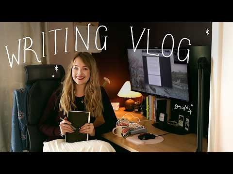 a day in my life as an author 🫖🖋️ finishing novel #2!! + packing for tour