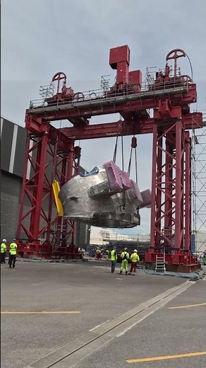Mammoet recently rotated sector three of the Vacuum Vessel at ITER...