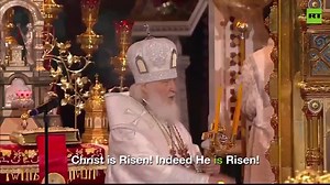 JUST IN: 🇷🇺 Russian President Putin attend's Easter service at Moscow's Cathedral of Christ the Savior with Moscow Mayor Sergey Sobyanin. #RussianEaster #Putin #OrthodoxEaster | Russia Unofficial