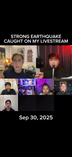 STRONG EARTHQUAKE! This was caught on my livestream tonight September 30, 2025. ‘Matira Ang Matibay’ Will be postponed tomorrow. Keep safe everyone! 🙏🏼🥹#CebuEarthquake | Nephi Axe