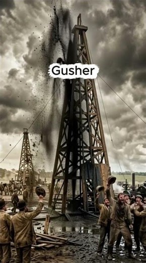 How Oil Fields Pump Themselves (Oil Gusher Explained) #didyouknow #sciencefacts
