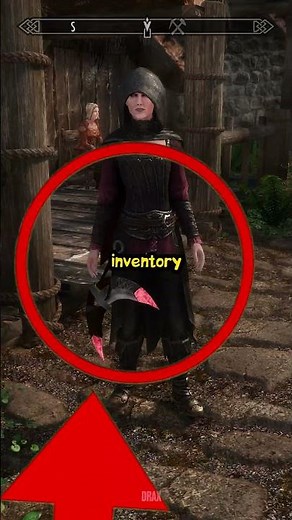 😳 The Easiest Item Duplication Trick in Skyrim #skyrim #gaming