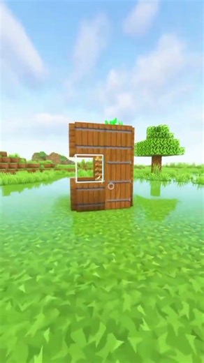 how to make the smallest house in minecraft #minecraft #trending