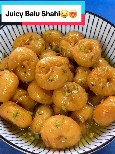 Juicy Baalu Shahi🍨😍 #recipes #winterrecipes #balushahi #sweet #foryoupage mithai recipes