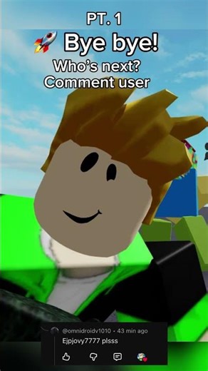 Bye bye! PT. 1 #roblox #funny #shorts