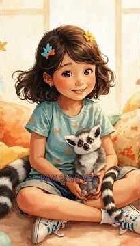 updated: Snuggy and Bunny tails. Meet Luna the baby Lemur #animals #autism #story