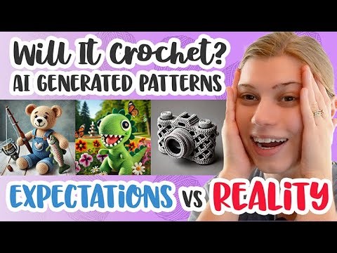 Will It Crochet? ✧ My Husband AI Generated 3 Amigurumi Patterns For Me To Make ✧