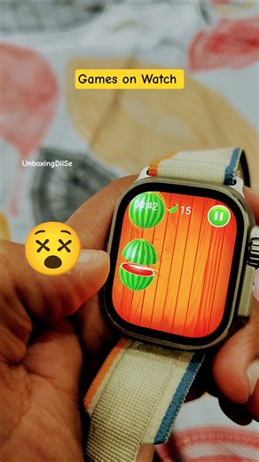 Smartwatch Games #apple #ultra #games #shortvideo