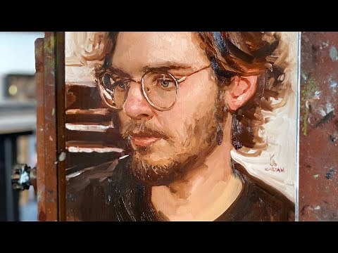 Oil Painting - 4 Hour Alla Prima Portrait Painting From Life