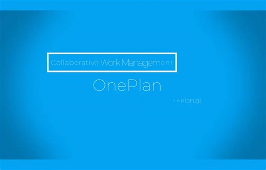 OnePlan Collaborative Project & Work Management Demo