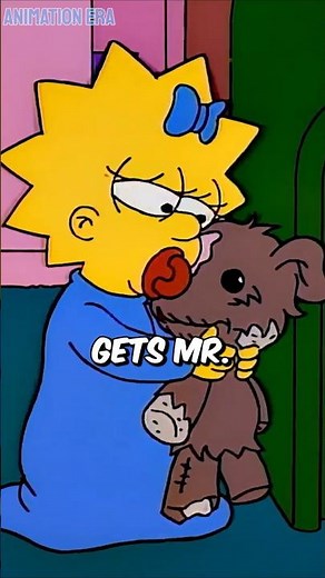 What Happens When Maggie Gets Mr Burn's Teddy Bear? #thesimpsons