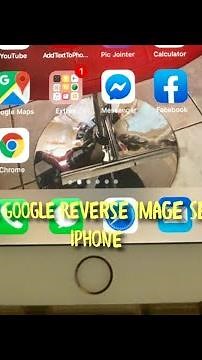 How to do Google Reverse Image Search from iPhone