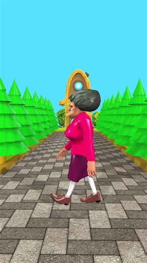 Poop contest! version Scaryteacher #funny #kpopdemonhunters #scaryteacher3d #3danimation