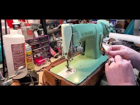 Singer 185k Sewing Machine Demonstration