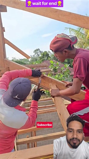 Wow...it turns out this is how to install a wooden framefor a neat roof installation. #construction